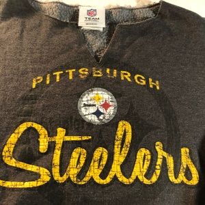 Pittsburgh Steelers vintage look logo sweatshirt